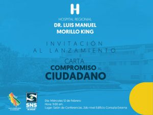Read more about the article Hospital Regional Universitario Dr. Luis Manuel Morillo King presenta su carta Compromiso al Ciudadano.