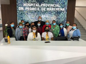 El servicio regional de salud Cibao Central y los departamentos de calidad institucional ,atención al usuario, visitaron el hospital Pedro Emilio D. Marchena de Bonao.