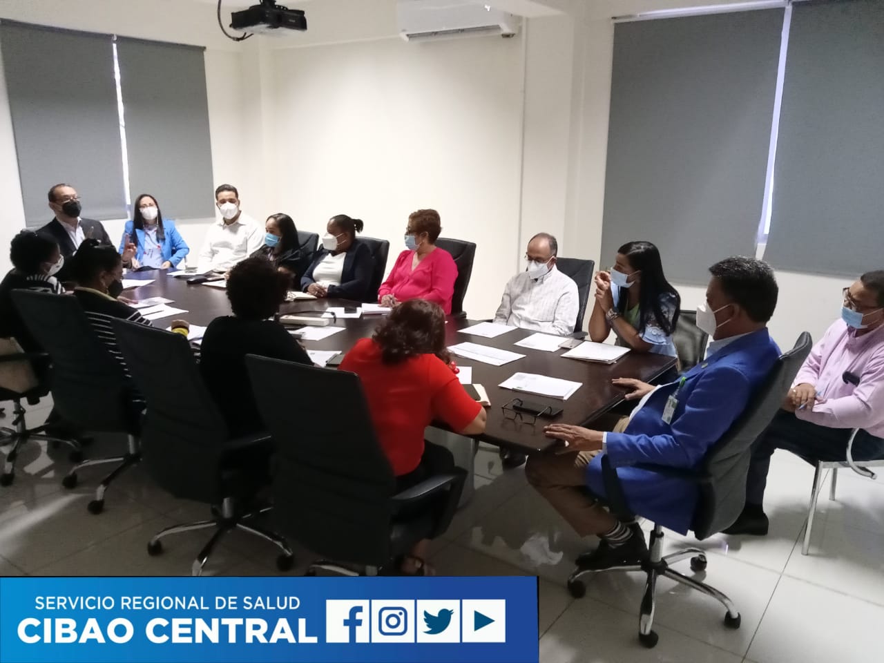 El Servicio Regional de Salud Cibao Central sostiene reunión técnica con SENASA