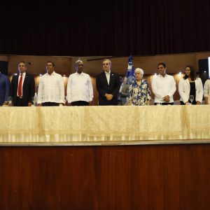 Read more about the article En presencia del presidente Abinader, juramentan comités del SNS durante Asamblea Electoral de la DIGEIG