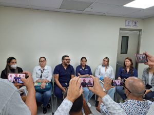 Read more about the article SRS Cibao Sur y autoridades del Hospital Octavia Gautier de Vidal realizan encuentro con la prensa de Jarabacoa para socializar avances y servicios de salud